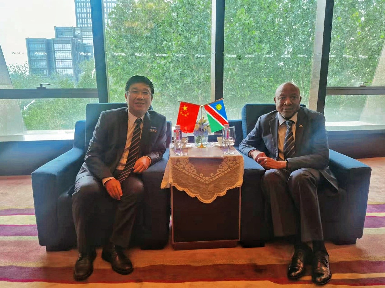 中非合作论坛期间VSport-胜利资源 董事长王平卫拜会三国总统